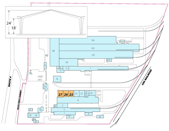 Site Map of Building 25